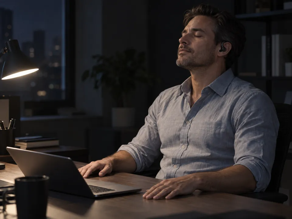 Stress: a stress and recovery trend from heart rate and HRV.